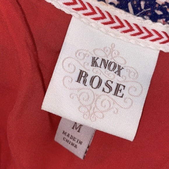 Knox Rose red floral maxi dress size medium - Picture 4 of 5